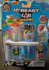 NEW Mr Beast Lab Swarms 5 Pack with Test Tube Atomic Series  Mix Shake Create W1