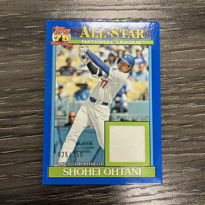 Topps 2026 Series 2 1991 Relics Shohei Ohtani Dodgers Blue /150 #91R-SO
