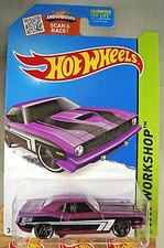 2015 Hot Wheels #199 Workshop-Night Burnerz '70 PLYMOUTH AAR CUDA Purple Variant