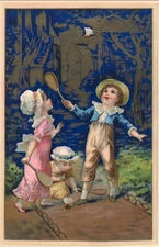 Shuttlecock/Badmitton Ad 11 x 17  Giclee Reproduction Print Premium Matte Paper