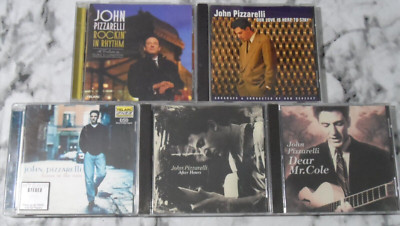 John Pizzarelli 5 CD Lot Kisses in the Rain DEAR MR COLE After Hours ROCKIN IN R