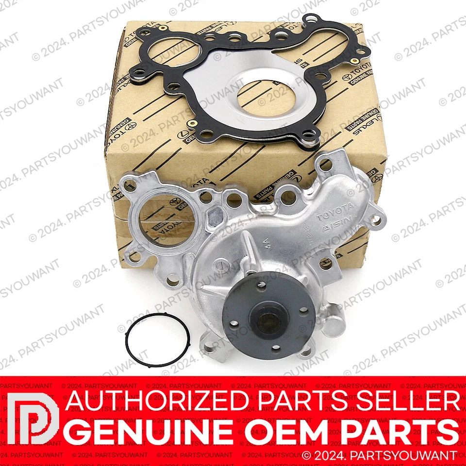 Bomba de agua del motor GENUINA Toyota Sequoia Tundra GX460 OEM V8 4,6 L 16100-39555 Foto 3 de 4