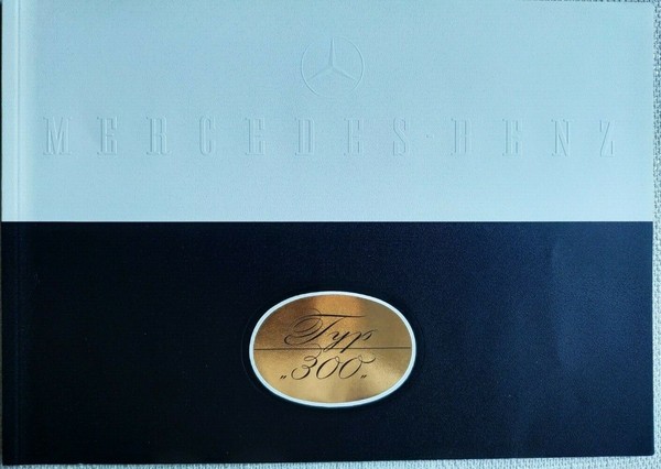 MERCEDES TYP 300 / RARE CATÁLOGO-CATALOGUE-KATALOG-BROCHURE / ORIGINAL, NOT COPY