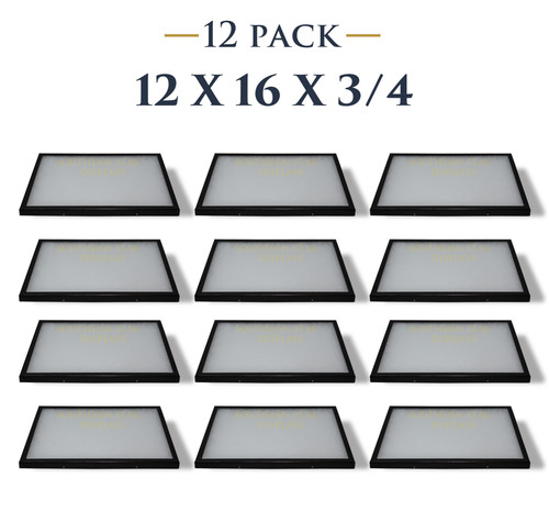 12 Pack of 12 x 16 x 3/4 Riker Display Cases Boxes for Collectibles Arrowhead