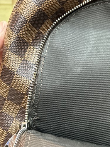 Louis Vuitton Damier Ebene Jack Brown Leather Men’s Backpack - Picture 11 of 13