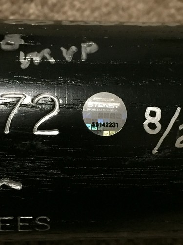 Yankees WS MVPs signiert INS Derek Jeter LS P72 Schläger 11 Auto Rivera Steiner /27 - Bild 9 von 12