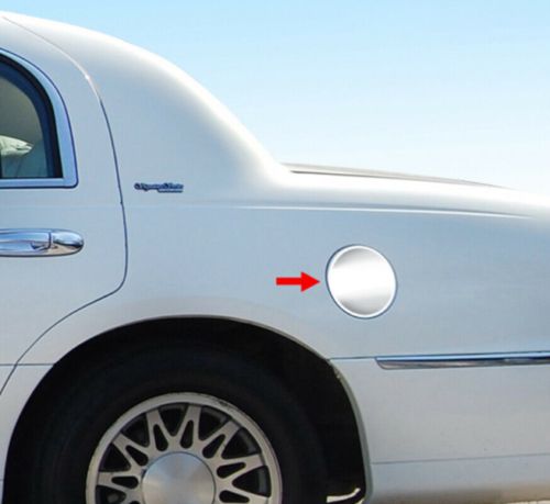 Para 98-2016 Lincoln Towncar tapa de gasolina cromo acero inoxidable cubierta de combustible - Imagen 1 de 1