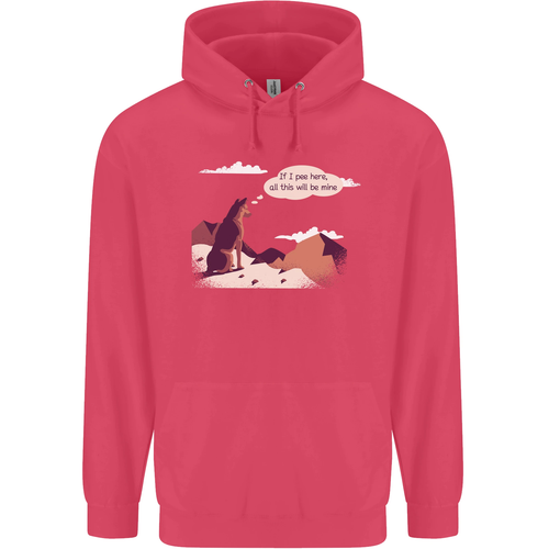 Peeing Dog in the Mountains Funny Childrens Kids Hoodie - Picture 9 of 68