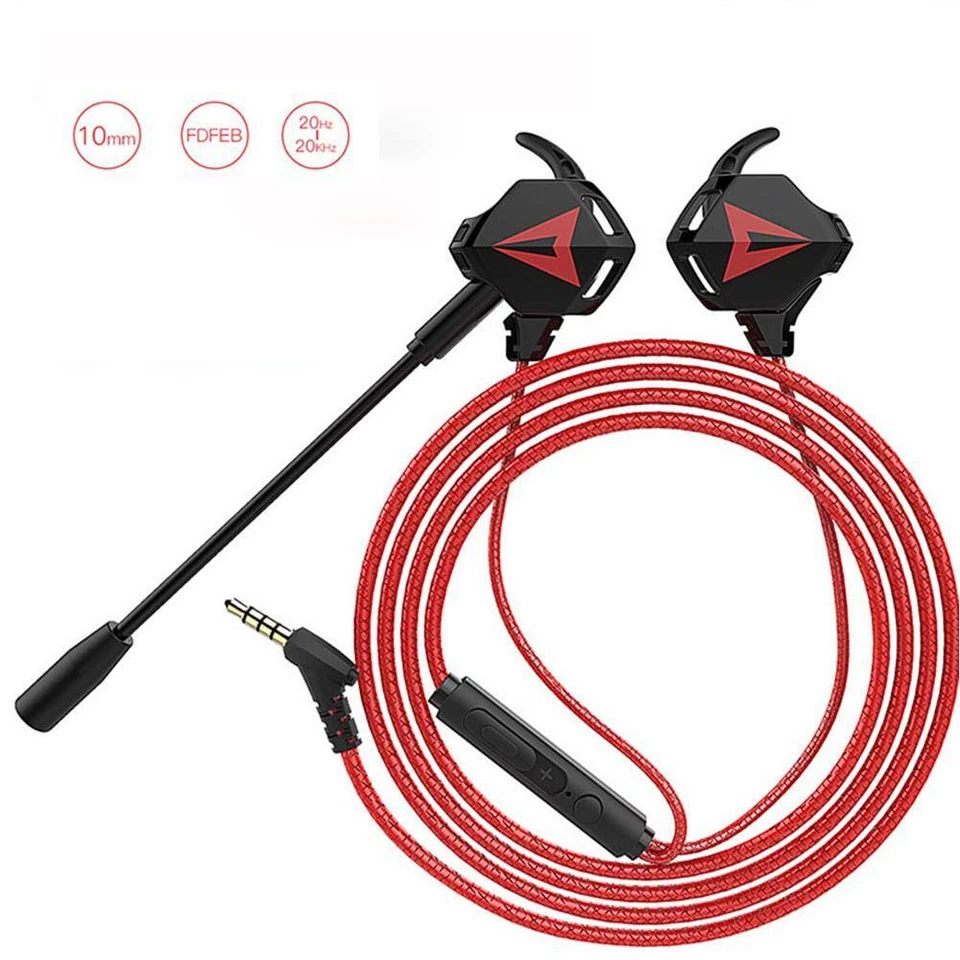 In-Ear Gaming Headset Earbuds Stereo Earphone With Mic For Phone PC Xbox One PS4 - Image 3 of 4
