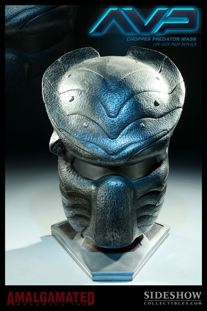 SIDESHOW AVP CHOPPER PREDATOR MASK LIFE SIZE PROP REPLICA SIDESHOW AVP CHOPPER PREDATOR MASK LIFE SIZE PROP REPLICA