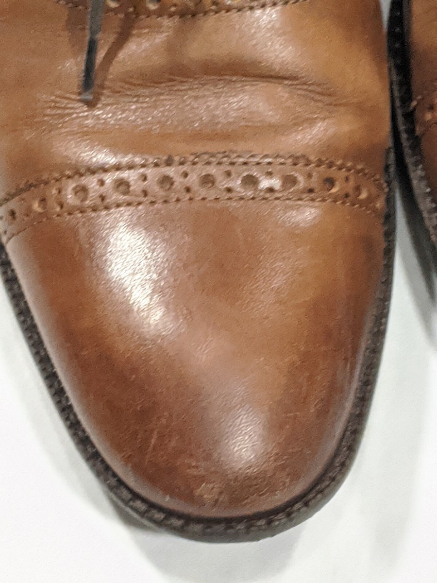 Cole Haan Men Wayne Brown Leather Cap Toe Oxford Lace Up  display picture 2