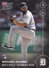 2016 Topps NOW 357 Michael Fulmer Tigers Rookie ERA Leader ONLY 609 Printed RC
