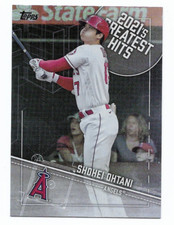 2022 Topps Baseball INSERT Card #21GH-9 SHOHEI OHTANI 2021 Greatest Hits Angels