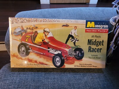 Monogram Midget Racer Model Kit #85-0001 P1 New Factory Sealed Box  