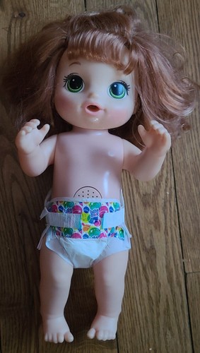 Baby Alive Potty Dance Talking Baby Doll Red Hair Green Eyes 14” 2017 - Picture 5 of 9