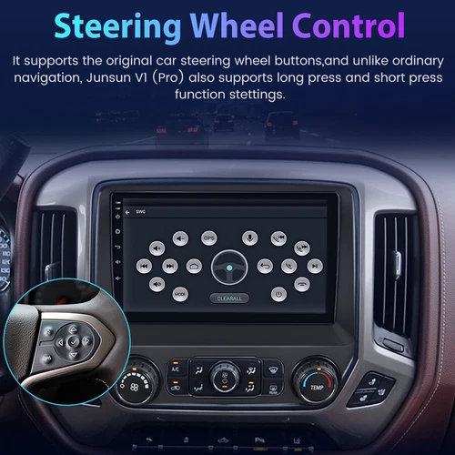Apple Carplay For 2014-2018 Chevrolet Silverado GMC Sierra Car Stereo Radio GPS - Picture 12 of 16