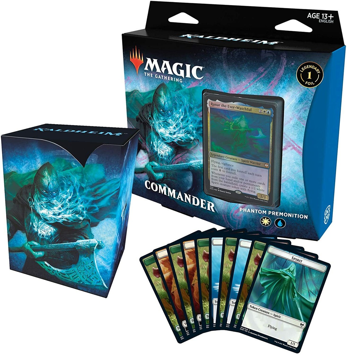 kaldheim mtg commander deck Magic The Gathering Kaldheim Commander Deck Phantom Premonition