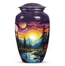 Sunrise Large Urn Ashes Elegant Memorial Solution Adult Male Durable and Decorat