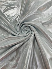 Metallic Lame Foil/ Polyester Fabric/Stretch Fabric/Light Weight By Yard