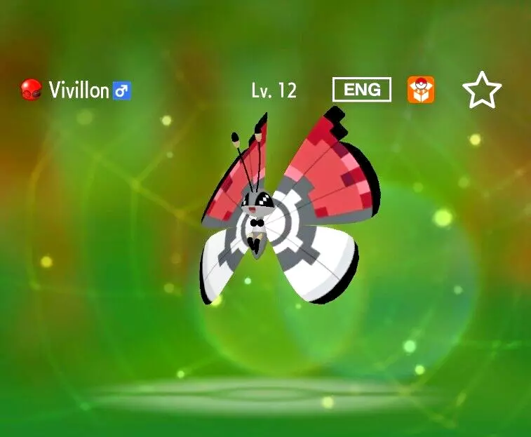 LF legit untouched pokeball vivillon