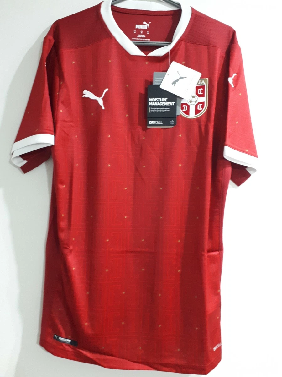 Serbia National Football Soccer Team Home Jersey 2020 BNWT Puma Jersey