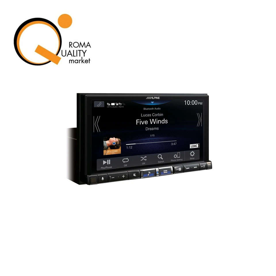 ALPINE iLX-705D Media Station 7" WXGA DAB+ USB BT HDMI Apple Android HI RES GPS - Immagine 3 di 4