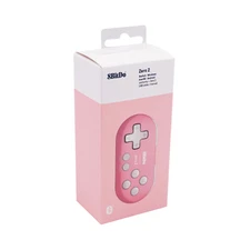 Used Pink 8Bitdo Zero 2 Bluetooth Gamepad for the Switch/Windows/Mac/Android/Pie