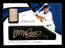 2019 Panini Immaculate Collection #CL-RS Ryne Sandberg Clutch 7/7