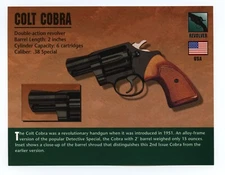 Colt Cobra Revolver Atlas Classic Firearms Card