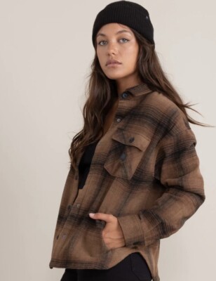 売れ筋商品|||ローク カットソー トップス レディース Amberly Flannel - Women's Hillside Amberley Flannel - Hillside | Roark