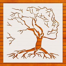 Tree of Life Stencil Template Reusable DIY Crafts, Wall Art, Fabric PaintingSte