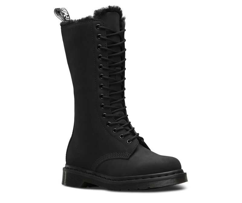 Dr Martens 14 Loch 1B99 Black Mono FL Zip 22779001 | eBay