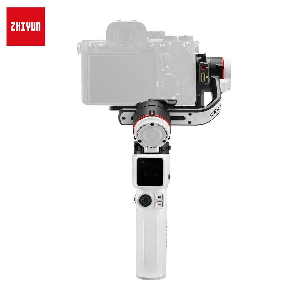 Combo estabilizador cardán de mano ZHIYUN Crane M3 para teléfono inteligente con cámara sin espejo Foto 3 de 4