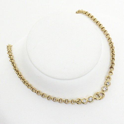 Christian Dior Choker Gold Metal 