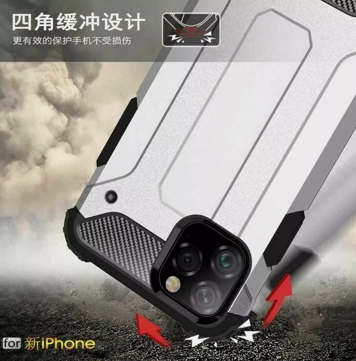 Shockproof Hard Armor Case For iPhone 16 14 15 16 Pro Max 13 12 Pro 11 XR 7 8 SE - Image 3 of 4