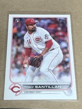 2022 Topps Series 1 Baseball Rookie Tony Santillan Cincinnati Reds #111 M33