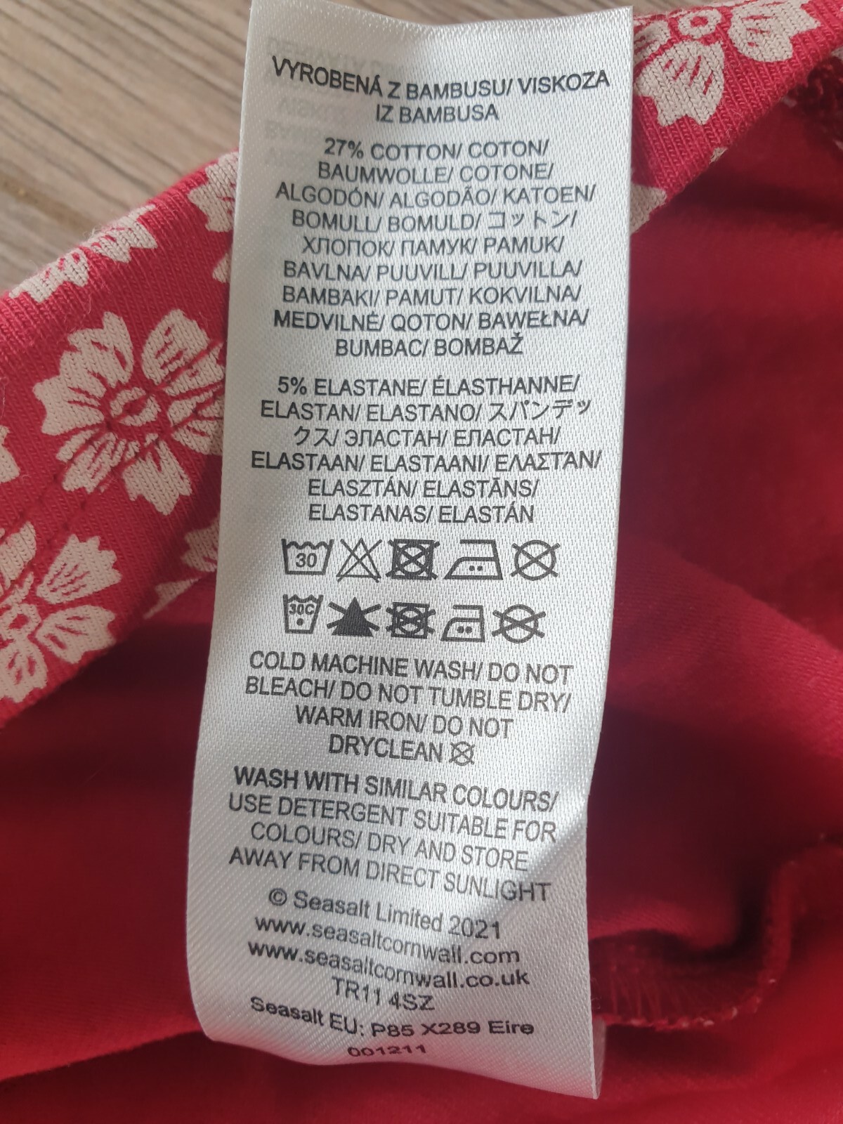 SEASALT Dress, red Alaria Jersey Cornflower Poppy, Size 14P, NWT eBay