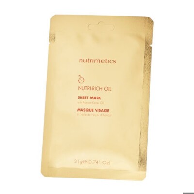 Nutrimetics Nutri-Rich Oil Sheet Mask New FREE SHIPPING choose your quantity