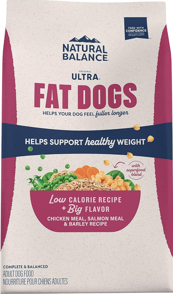 24 LB Natural Balance Original Ultra Fat Dogs Chicken Meal, 