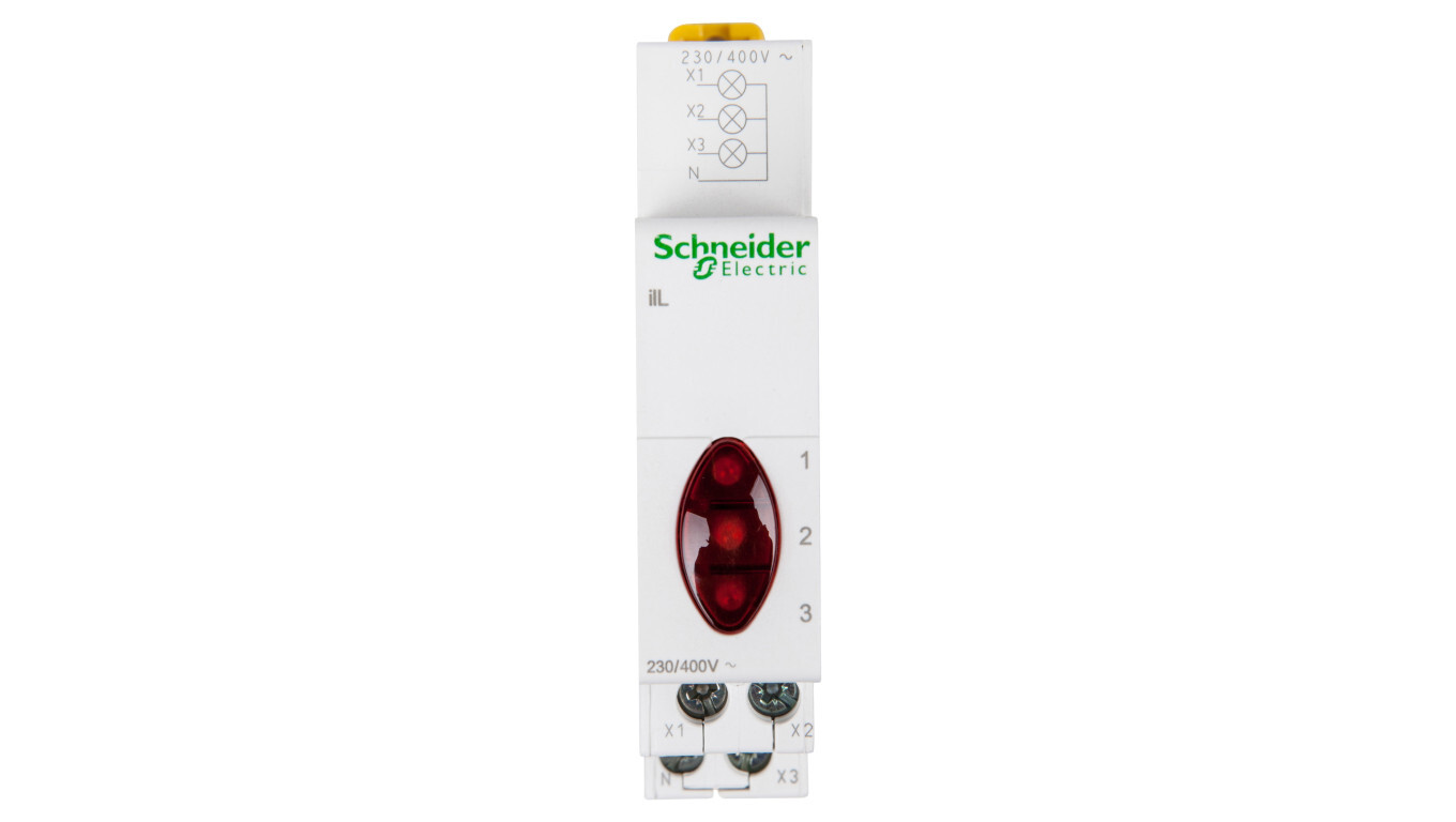 Modular lamp 3-phase red 230-400V AC iIL A9E18327 /T2UK