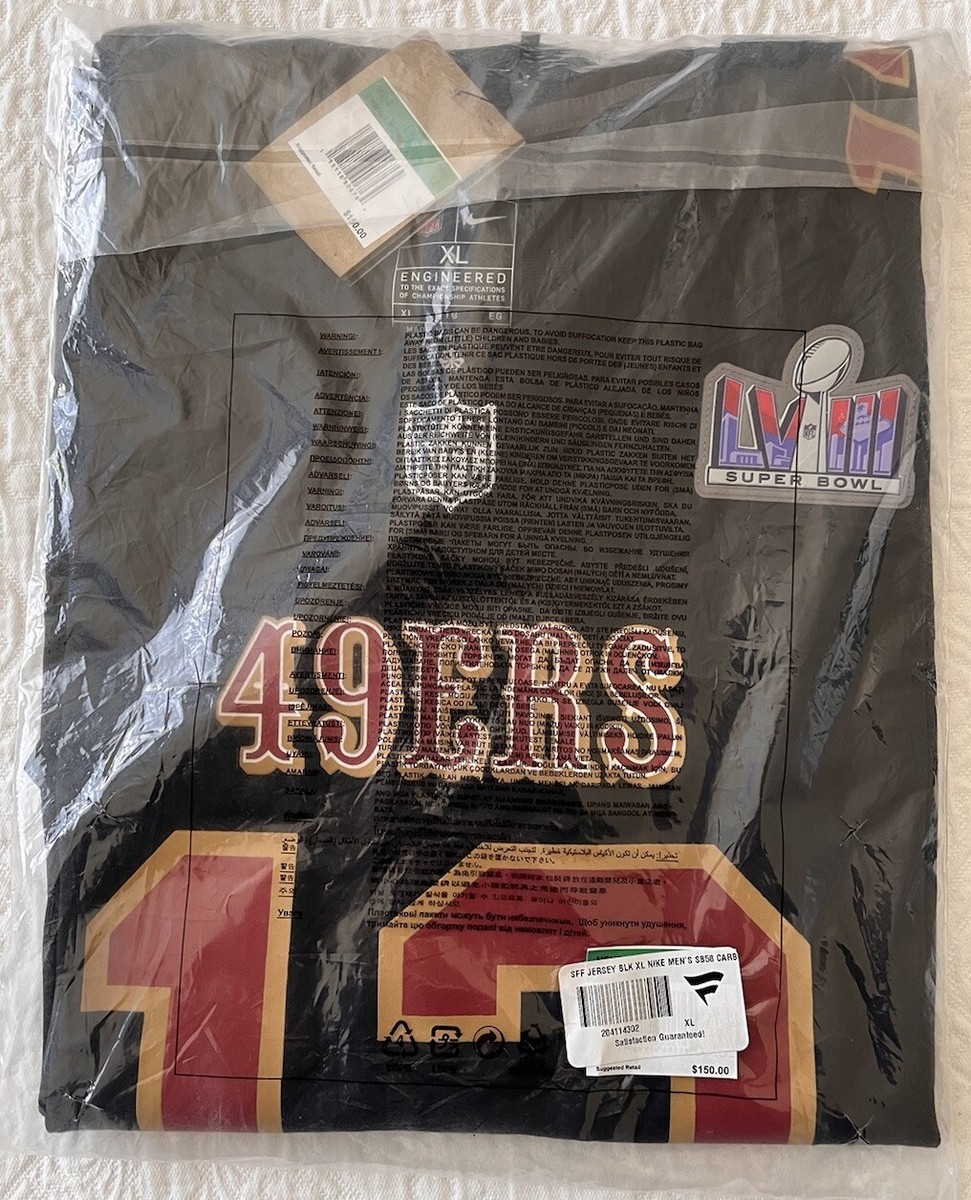 San Francisco 49ers Brock Purdy Nike Super Bowl LVIII 58 San Francisco 49ers Brock Purdy Nike Super Bowl LVIII 58