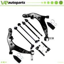 Front Control Arm w Ball Joints Tie Rod End Sway Bar End Link For Nissan Quest