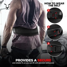Dip-Gürtel Für Klimmzüge & Gewichtheben – Verstellbarer Fitness-Gürtel Mit Karabinern Für Training Zuhause & Gym