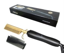 Hair Straightener Comb Pro Electric Beard Straightening Comb Heat Hot Comb Press