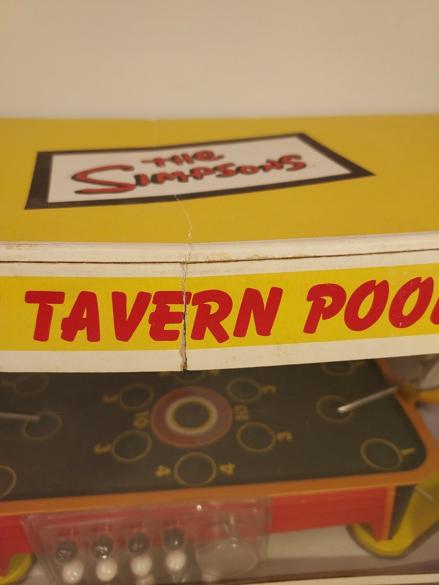 THE SIMPSONS MOE’S TAVERN POOL GAME The Simpsons Pool Game Moe's Tavern in the original box