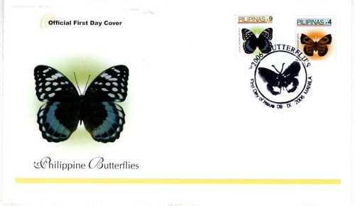 PHILIPPINEN 2006 - Philippinische Schmetterlinge - FDC mit Stempel vom 09. IX. 2006