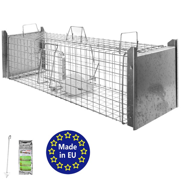 Tierfalle Lebendfalle Fuchsfalle Marderfalle 120 X 34 X 34 Stable Petigi-image