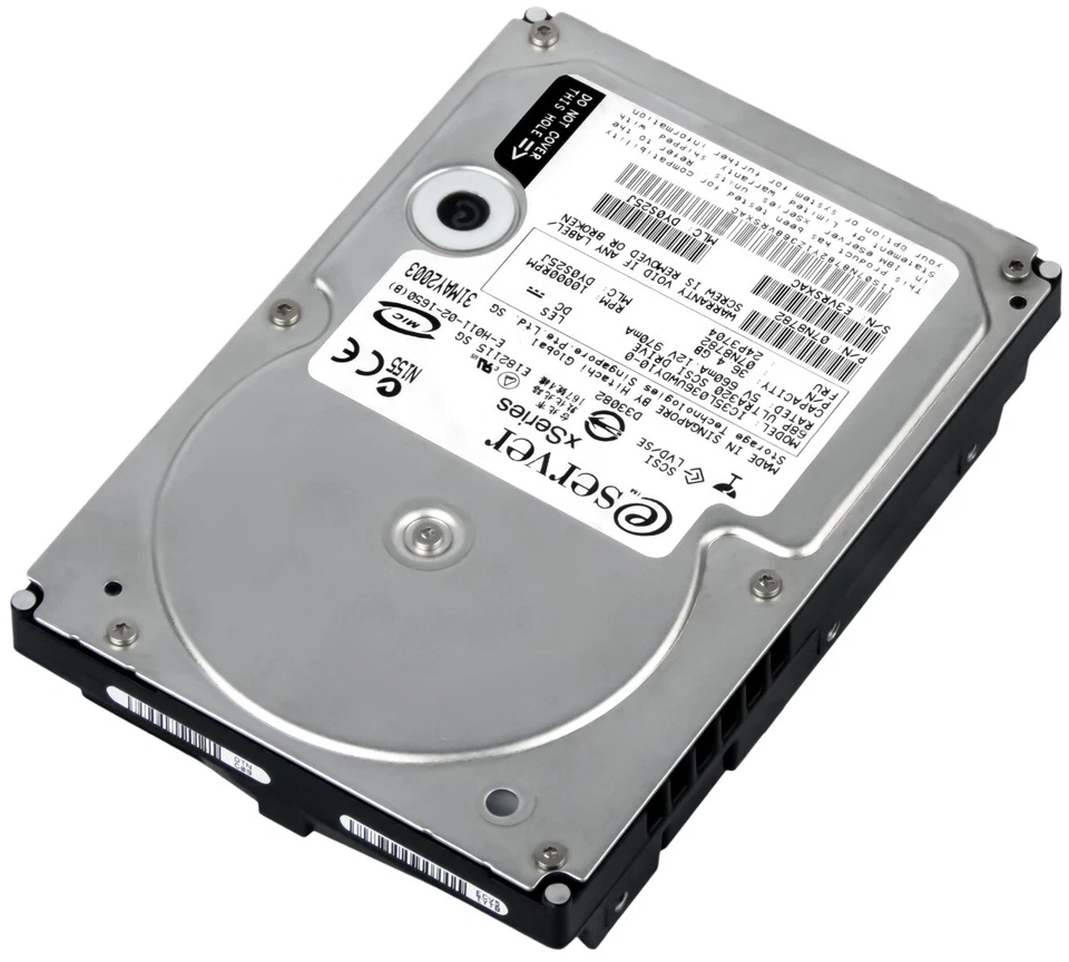 Hard Drive IBM 24P3704 IC35L036UWDY10-0 36GB 10000U/Min SCSI U320 3.5'' Inch - Image 2 of 3