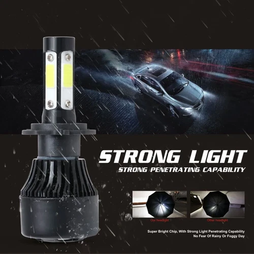 Pair 7" Round LED Headlights Hi/Lo Fit Chevy Truck 1947 1948 1949 1950 1951-57 - Picture 7 of 16