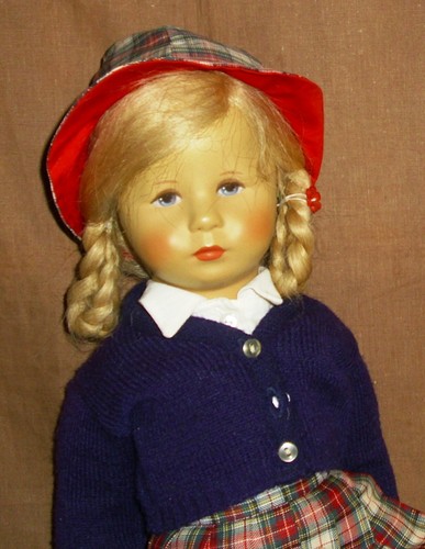Käthe Kruse Puppe-48cm-unbespielt-80iger Jahre-sehr guter Zustand - Bild 6 von 13
